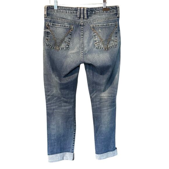 KUT from the Kloth Catherine Boyfriend Jeans Size 8 Midrise Distressed - Picture 3 of 7